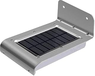 Aluminium Solar Lights Outdoor Garden Motion Sensor Security Wall Lights Bright with PIR Sensor. Gutter, Doorway, 3 Mode Light with Dim Standby High When Activated Feature Waterproof to IP65