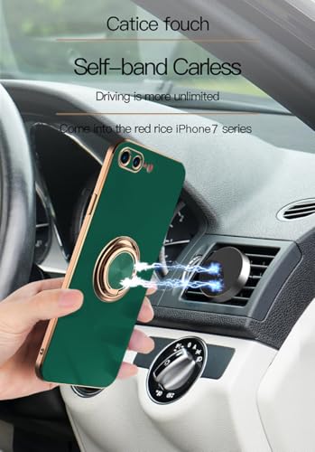 Coque iPhone 8 béquille intégrée et protection écran en verre pour accessoires iPhone 7 - 4