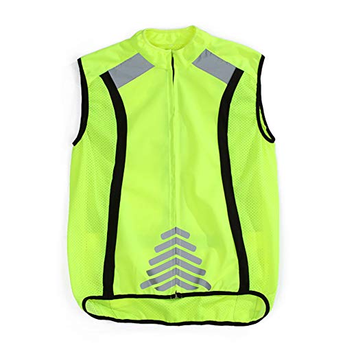 Preisvergleich Produktbild HAIT Reflektierende Fahrradanzug Weste Sicherheitsweste Verkehrsstörung Nachts Reisen Fluoreszierende Kleiderjacke,L