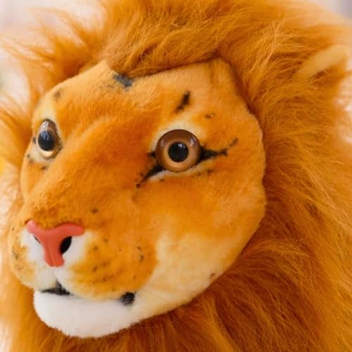 Image of Tickles Lion - King of The Jungle Soft Stuffed Plush Animal for Kids Birthday Gift (Color: Brown; Size: 45 cm)