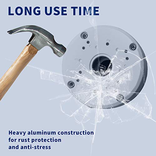 {Waterproof Camera Junction Box} Universal Bullet Security Camera Mount Bracket Hide Cable, Metal Electric Enclosure, Outdoor Camera Cover, Base Junction Box For Cctv Cams (8 Pack) #TOP3