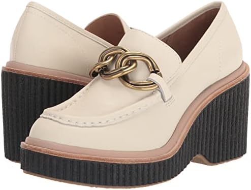 Dolce Vita Women's BRENAN Loafer, Off White Leather, 9.5 | Image 6