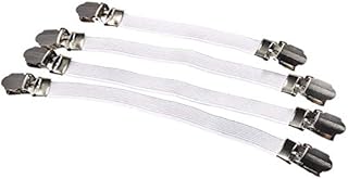 ZYBUX - Ironing Board Cover to Keep Cover Flat on the Board Ironing Cover Clips- Pack of 4 Clips
