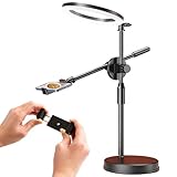 スマホスタンド 俯瞰撮影 LED ライト付き 新スマホホルダー ロングタイプ