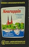  Wander- u. Wassersportkarte Neuruppin mit Rheinsberg und Lindow u. Nebenkarte Fehrbellin-Kremmen