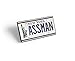 Pinsanity Funny 'ASSMAN' Enamel Lapel Pin