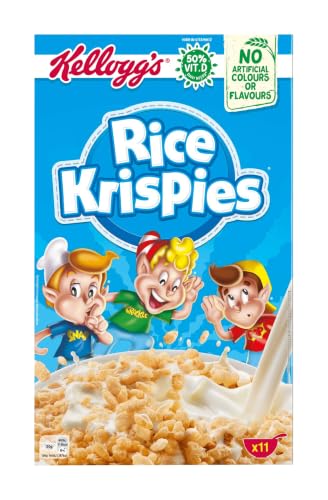 Kellogg's Cereales Rice Krispies - 2 Paquetes de 340 gr - Total: 680 gr