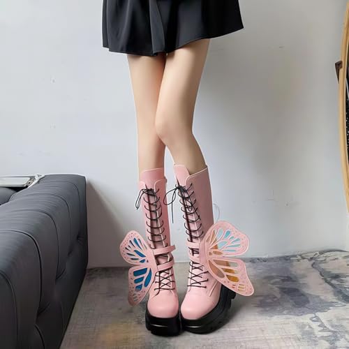 Image of Ulalaza Women Mary Jane Dress Pumps Lolita Shoes Cute Platform Gothic Double Ankle Strap Round Toe Chunky Heel Uniform Pumps Shoes Perfect for School Party Business Work Dance Date Night Club