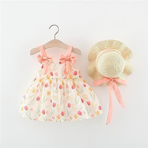 Vestido infantil para meninas, vestido casual de chiffon, frente única, vestido de festa, vestido de