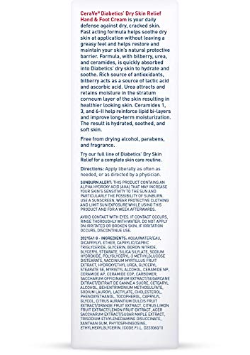 image for CeraVe Hand Cream & Foot Cream for Diabetics’ Dry Skin | Diabetes Ca