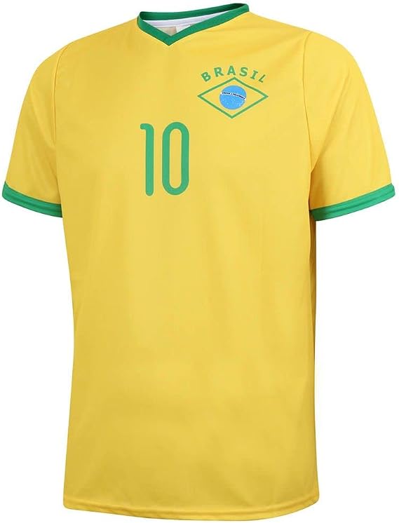 Brazil Neymar Football Jersey for Children and Adults