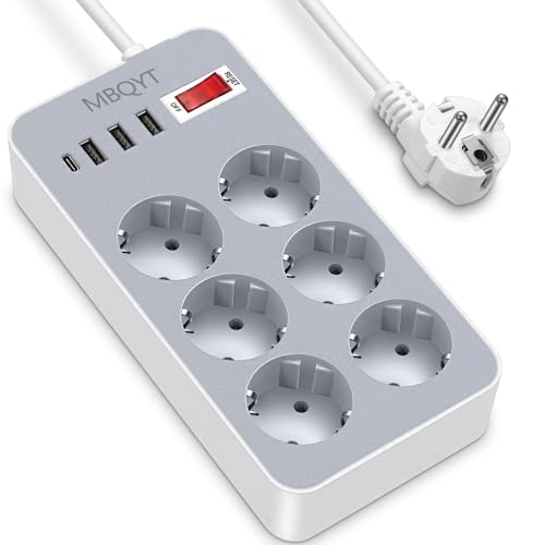 Regleta Enchufe,4 Puertos de USB