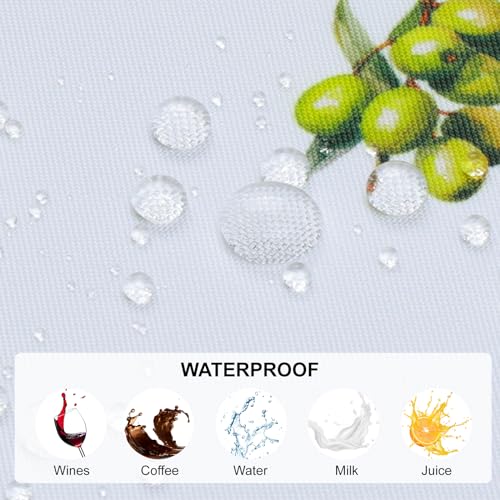 Arquiel Spring Summer Tablecloth, Retangle Olive Leaf Tablecloth Waterproof - Image 3