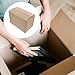 KICHOUSE 5pcs Small Corrugated Paper Boxes 290x170x190mm for Shipping Packaging Moving Mailing Bulk Industrial Use
