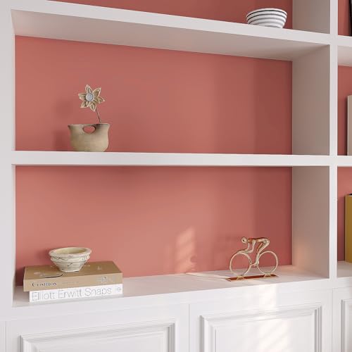 Papier peint autocollant en vinyle VaryPaper, revêtement rose imperméable - 4
