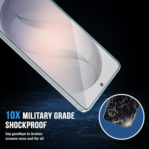 Image of FIRST MART Tempered Glass for Samsung Galaxy S26 Ultra, 9H Full-Glue Screen Protector, 3D Edge-to-Edge, HD Clear, Oleophobic, Case-Friendly, Black, Pack of 1
