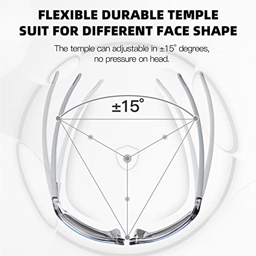 Fahrradbrille für Brillenträger mit polarisierten Gläsern und UV400 Schutz
