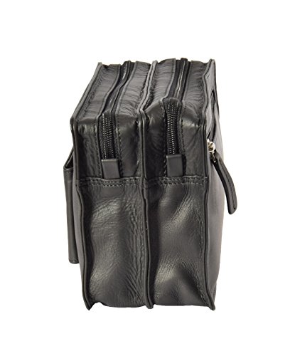Pochette d'embrayage homme en cuir véritable A33 pour protéger mobile et argent