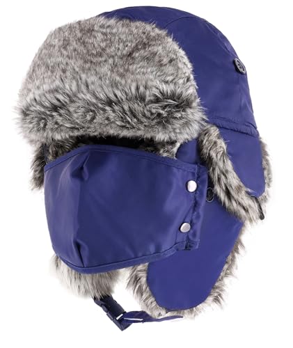 Image of Winter Trapper Ushanka Hat, Aviator Hat, Ear Flaps, Men Women