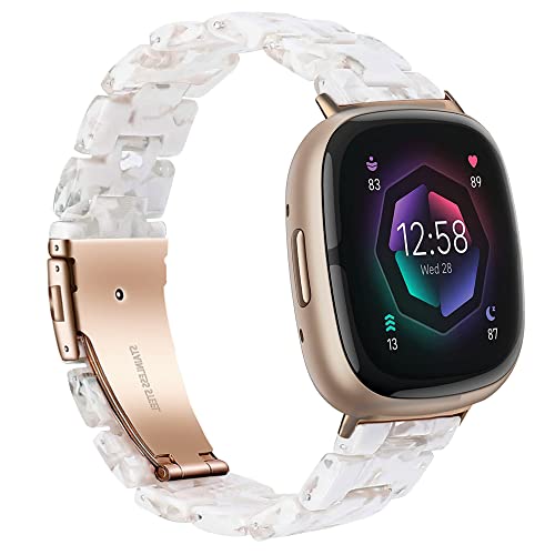 Correa de resina para Fitbit Versa 4 y Sense 2 miniatura 1