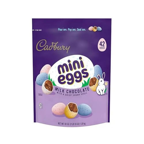 Cudbury Mini Eggs Large Size Bag- 42 ounces