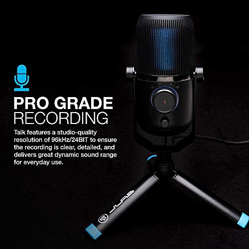 Jlab Talk Usb Microphone + Studio Pro Over-Ear Wireless Headphones Bundle | For Conference Calls, Podcasting, Voice Overs & Home Studios #TOP3