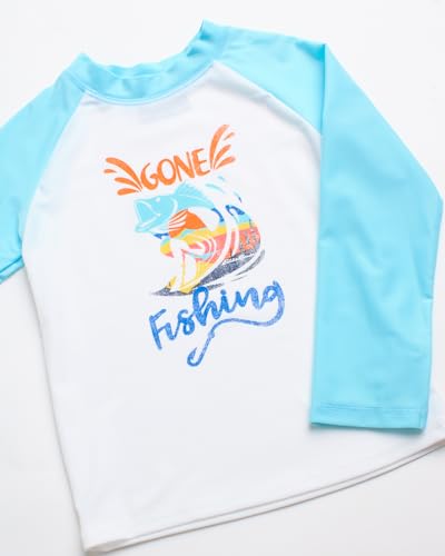 Eddie Bauer Toddler Boys' Rash Guard Set - 2 Piece UPF 50+ Quick Dry Swim Shirt and Trunks - Baby Boy Swimsuit (Sizes: 2T-4T)4