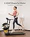 UREVO Laufband für zuhause, 2.25PS Laufband klappbar mit 12 HIIT Modes, kompakte Mini Treadmill...