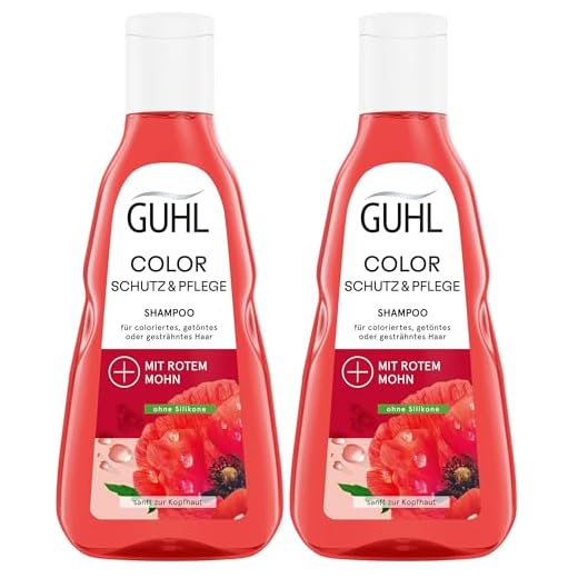 Guhl Color Schutz & Pflege Shampoo - Inhalt: 250 ml - Farbglanz - Haartyp: coloriert (Packung mit 2)