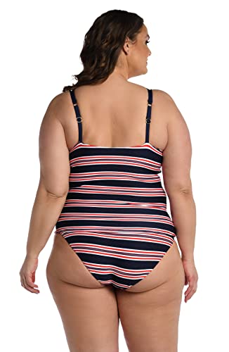 La Blanca Women's Over The Shoulder Tankini Swimsuit Top3