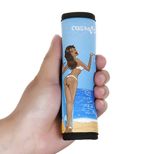 Cm Pack Of 5 Neoprene Luggage Handle Wrap Handle Grip Luggage Identifier For Travel Bag Luggage Suitcase (Summer Patterns - Sun (5 Pcs)) #TOP3