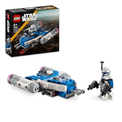 LEGO Star Wars Captain Rex Y-Wing Microfighter, baubares Spielzeug-Sternenschiff Steinen zum Sammeln, Geschenkidee für Jungen und Mädchen ab 6 Jahren 75391