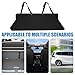 SUV Sleeping Platforms,Foldable Non-Slip Waterproof Extension Mat | Car Bed Backseat | for Picnic Fishing Beach Pet Camping Outdoor Travel