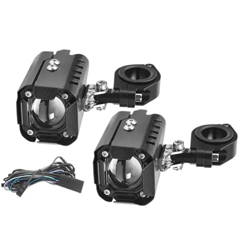 Projecteur auxiliaire avant LED et antibrouillards longue portée moto