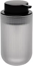 LYOR - Porta Sabonete Liquido Nórdico 320ml com Pump Preto Vidro