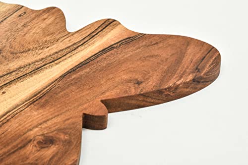 Tabla de cortar de madera Acacia con mango curvo miniatura 2