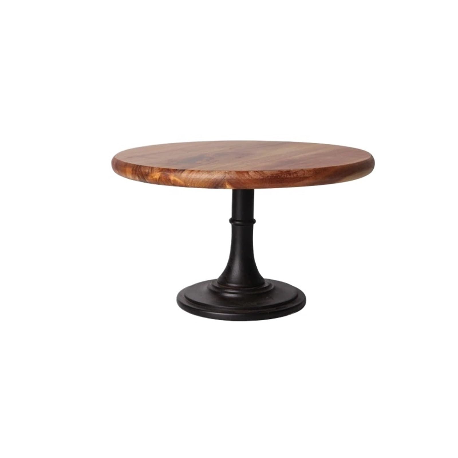 Soporte de pastelería de madera con base elevada para tartas perfectas