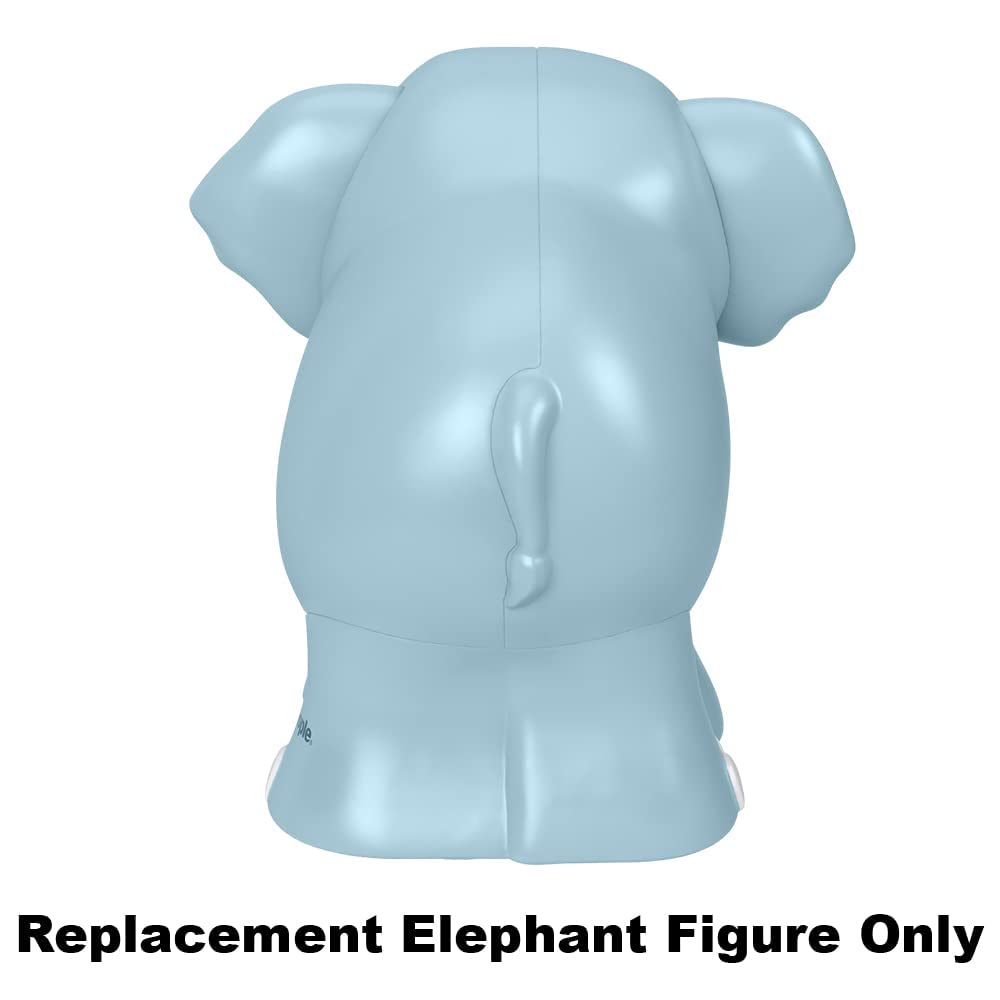 Pieza de repuesto para Fisher-Price Little People Go Wild Safari Guide Figure Pack – GNM37 ~ Juguete de elefante azul/gris de repuesto