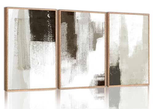 Yolbcdr Framed Abstract Wall Art Modern Painting Canvas Prints Set