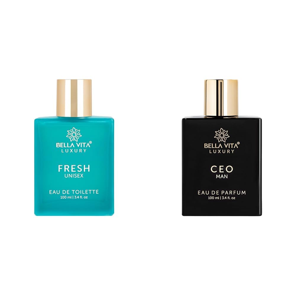 Bella Vita Luxury Fresh Eau De Toilette Unisex Perfume With Bergamot & CEO MAN Eau De Parfum Perfume For Men With Lemon, 100ml-image-38