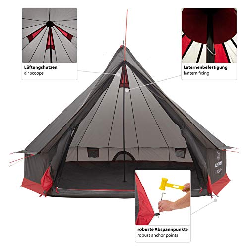 Campingmoon Lanterna A Gas T-1 - Lampada Da Campeggio Gassificazione, Custodia Legno, Isobutano (Carburante Non Incluso) - Foto 6