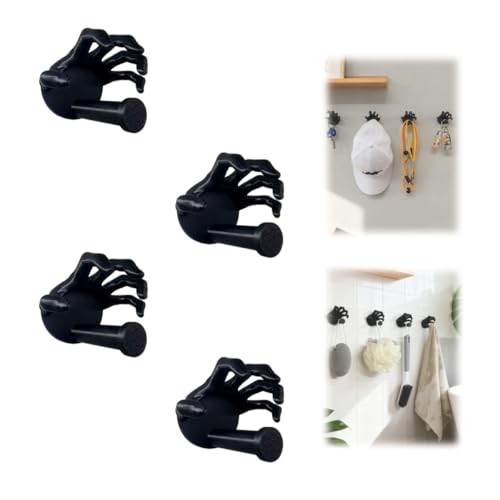 EARLESS BEAR 4PSGothic Style Hooks, Key Hook,Towel Hooks, Kitchen Utensil Hooks, Coat Hooks, Suitable for bathrooms, Kitchens, and bedrooms