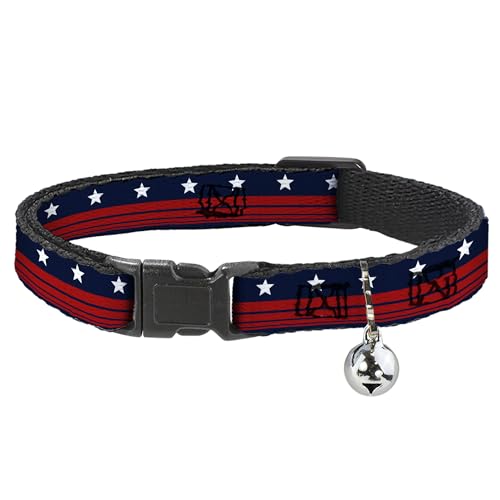 Collar para gato Buckle-Down con estampado original y ajuste cómodo de 20 cm 2