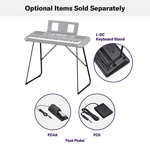Yamaha PSR-I300 Portable Keyboard – 61 Keys, Lightweight, Built-in Voices & Styles, USB Connectivity, Ideal for Beginners, Students & Home Practice - Image 5