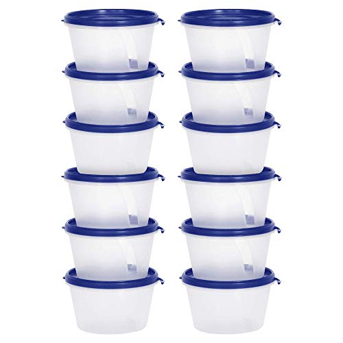 Image of Cutting EDGE Nesterware 750ml Stackable Food Container (Set of 12, Blue)