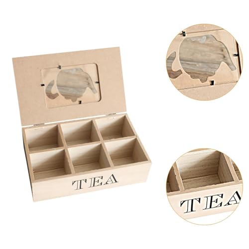 Porte-sachets de thé compact à compartiments pour restaurant