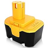 [Upgraded] 3600mAh Replacement Battery Compatible with Ryobi 14.4V Battery 1314702 130224010 130224011 130281002 1400144 1400655 HP1441 HP1441M HP1441MK2 HP1442M Battery Cordless Power Tools