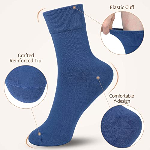 Image of FGZ Women Thin Cotton Socks Soft Cozy Socks Cute Ankle Crew Socks 5 Pairs