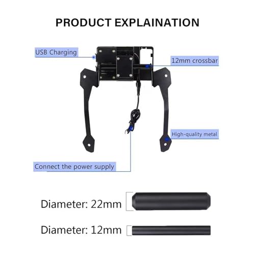 Support fixe pour téléphone intelligent moto BMW F850GS GPS - 3