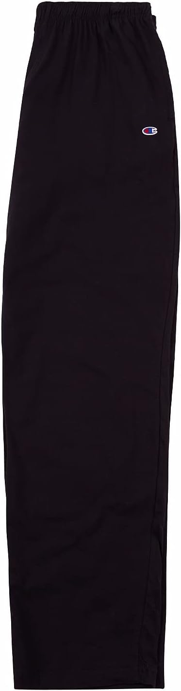 Champion Mens Big and Tall Open Bottom Lounge Pants, Lightweight Jersey Sweatpants - Image 3